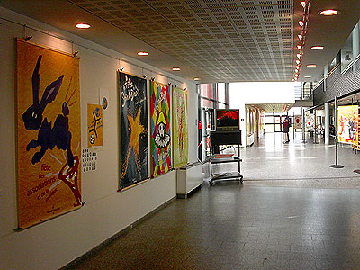 Astrid Chevallier's posters for shows and events (University of Caen, France)