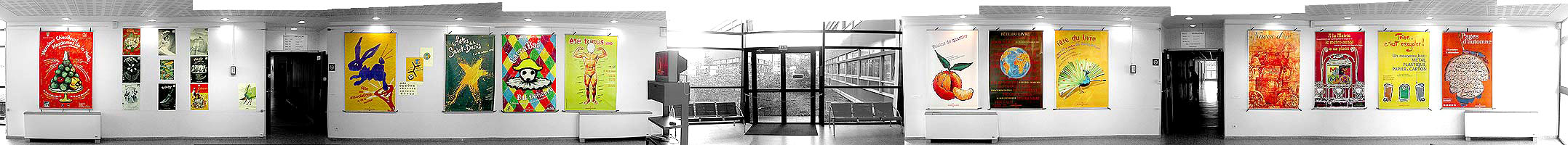 Astrid Chevallier's posters for shows and events (University of Caen, France)